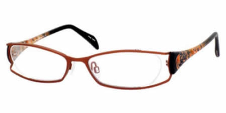 Valerie Spencer Designer Eyeglasses 9163 in Satin-Brown :: Rx Bi-Focal