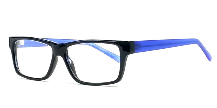 Soho 1017 in Matte Black Designer Eyeglasses :: Rx Bi-Focal