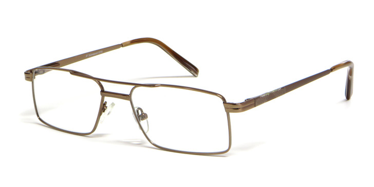 Calabria Expressions Designer Eyeglasses 1073 in Brown :: Rx Bi-Focal