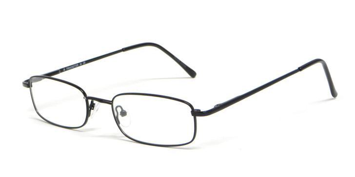 Calabria Trendsetter Designer Eyeglasses 36 in Black :: Rx Bi-Focal