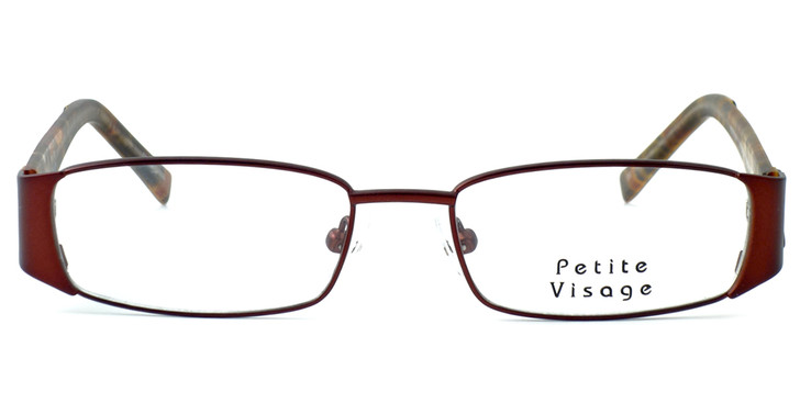 Visage Petite Designer Eyeglasses 100 in Brown :: Rx Bi-Focal