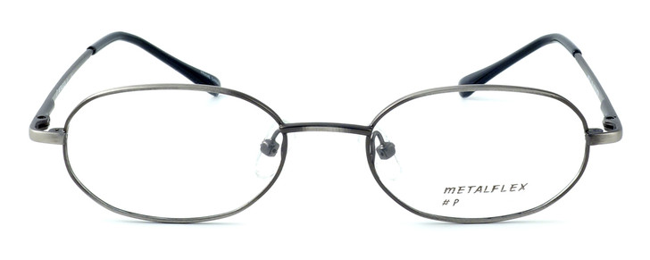 Calabria MetalFlex Designer Eyeglasses P in Antique Pewter :: Rx Bi-Focal