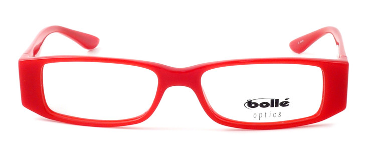 Bollé Louvres Designer Eyeglasses in Deep Red Crystal :: Rx Bi-Focal