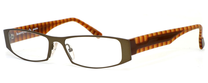 Harry Lary's French Optical Eyewear Volcany Gold Brown Orange Stripe (456) 50 mm