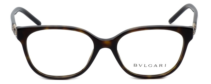 Bvlgari Designer Eyeglasses 4105-504 in Dark Havana 52mm :: Rx Bi-Focal