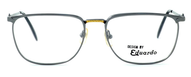 Fashion Optical Designer Eyeglasses E2055 in Gunmetal 57mm :: Rx Bi-Focal