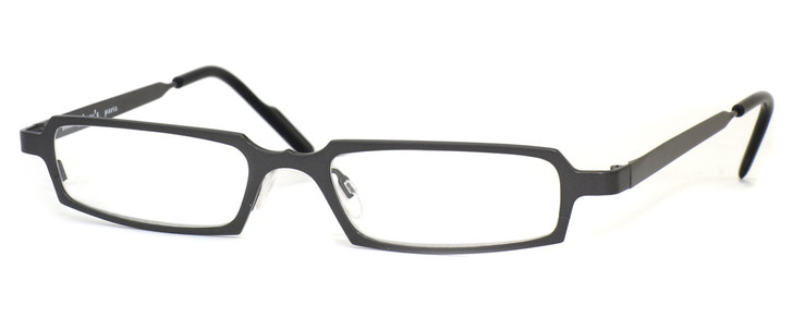 Harry Lary's French Designer Reading Glasses Hutchy 329 in Gunmetal Silver Black