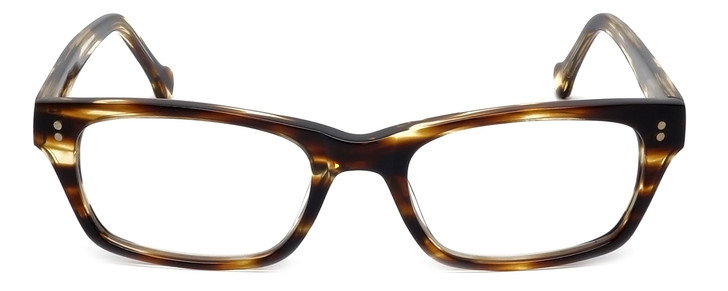Calabria Elite Designer Eyeglasses CE107 in Striped Tortoise :: Rx Bi-Focal