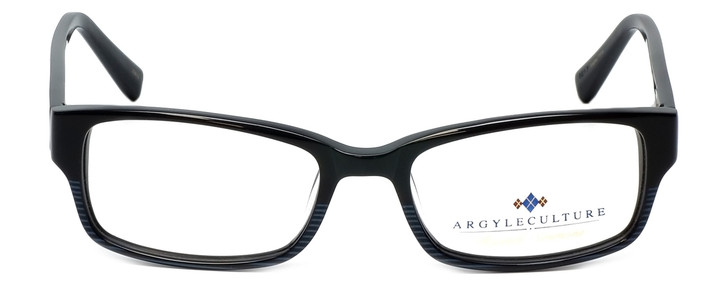 Argyleculture Designer Eyeglasses Hendrix in Black-Blue :: Rx Bi-Focal