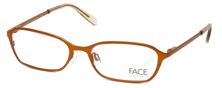 FACE Stockholm Karma 1314-5411 Designer Eyeglasses in Orange :: Rx Bi-Focal