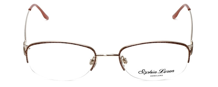 Sophia Loren M187 Designer Eyeglasses in Pink :: Rx Bi-Focal