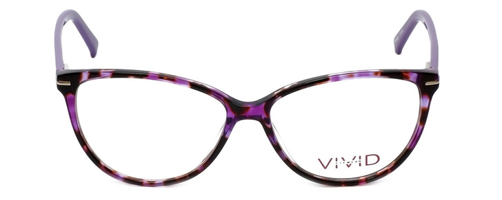 Calabria Viv Designer Eyeglasses 821 in Purple :: Rx Bi-Focal
