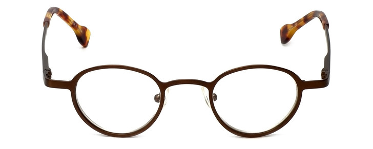 Cinzia Designer Eyeglasses Editorial 02 in Brown 39mm :: Rx Bi Focal