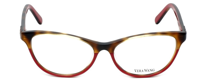 Vera Wang Designer Eyeglasses V360 in Coral-Tortoise 53mm :: Rx Bi-Focal