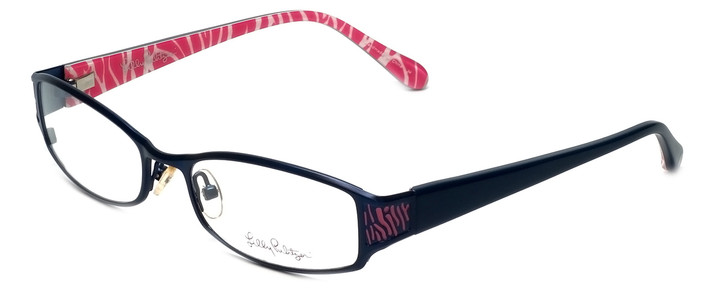 Lilly Pulitzer Designer Eyeglasses Cassidie in Blue  52mm :: Rx Single Vision