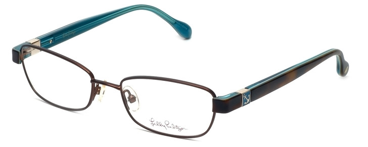 Lilly Pulitzer Designer Eyeglasses Collins in Brown 50mm :: Rx Single Vision