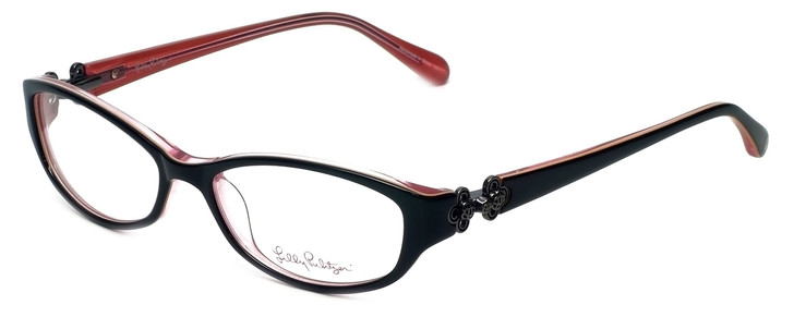 Lilly Pulitzer Designer Eyeglasses Kolby in Black 51mm :: Rx Single Vision