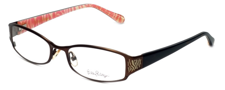 Lilly Pulitzer Designer Eyeglasses Cassidie in Brown 52mm :: Rx Bi-Focal