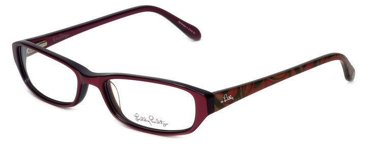 Lilly Pulitzer Designer Eyeglasses Ricci in Berry 50mm :: Rx Bi-Focal