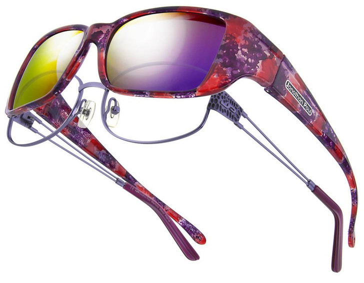 Jonathan Paul Polarized Fitover Small Nowie in Berry-Crush&Purple Mirror NW002PM