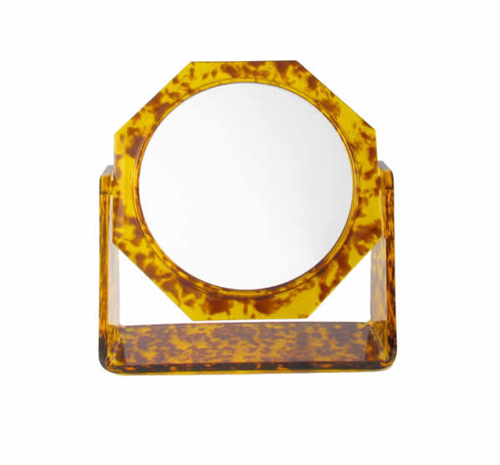 Speert Handmade European 5X Magnifying Mirrors 7170 Tortoise Havana Gold Brown