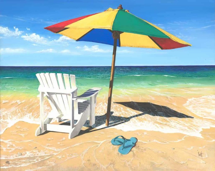 Beach Chair & Umbrella 240-10d-6 Artwork Micro Fiber Cleaning Cloth