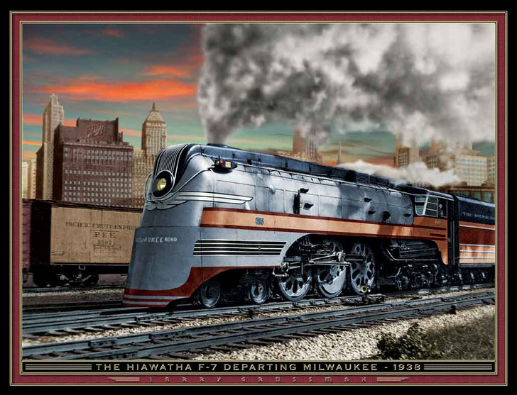 Train Themed 240-32-2 Artwork Micro Fiber Cleaning Cloth