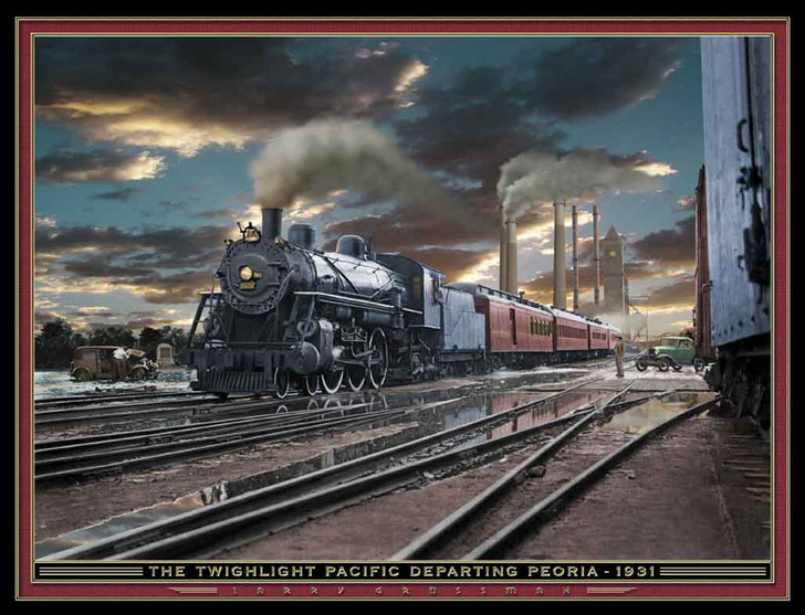 Train Themed 240-32-5 Artwork Micro Fiber Cleaning Cloth