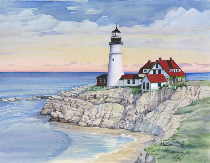 Morning At the Port 240-10d-1 Artwork Micro Fiber Cleaning Cloth