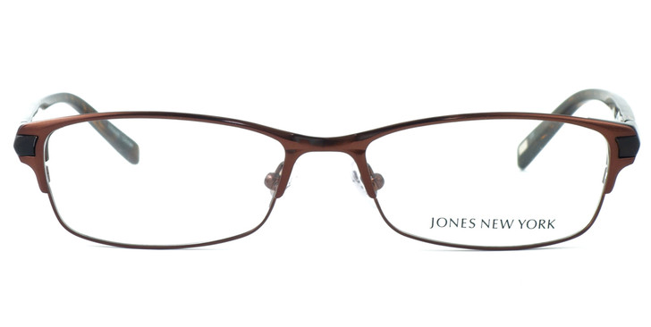 Jones New York Designer Reading Glasses J463 in Brown Tortoise Havana Gold 53 mm