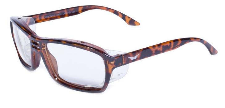 Global Vision Eyewear Safety Series RX-I Demi Gloss Tortoise Havana Shatterproof