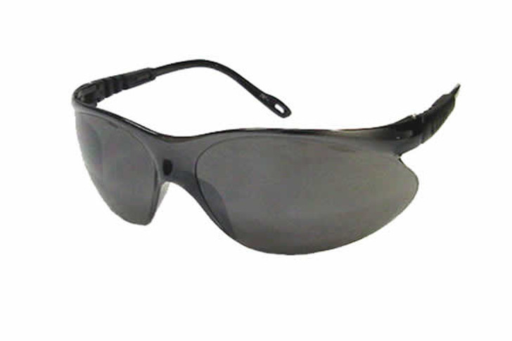 Calabria STS-15 Safety Glass in Black w/ Grey  Lens