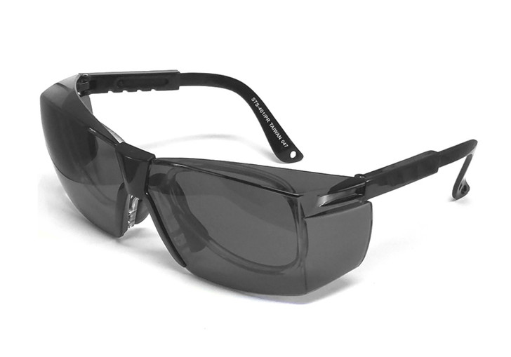 Calabria STS-401 Grey Safety Glass Z87.1+ Safety Rated with Optical Insert