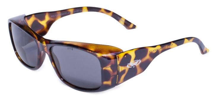 Global Vision Eyewear Safety Series RX-Z Demi/Gray Gloss Crystal Cheetah Leopard