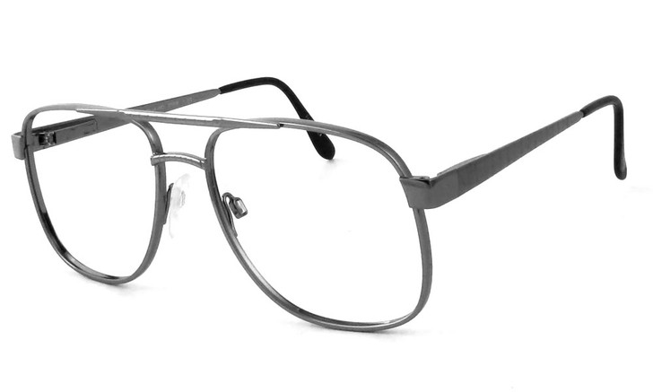 On-Guard 028 Safety Reading Glasses in Gun-Metal ANSI Z87