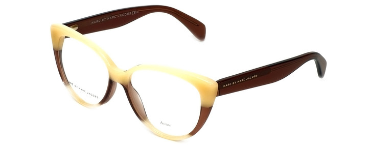 Marc Jacobs Designer Eyeglasses MMJ629-AR0 in Orange-Brown 53mm :: Progressive