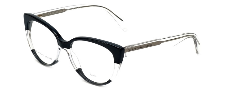 Marc Jacobs Designer Eyeglasses MMJ629-ASO in Black-Crystal 53mm :: Rx Bi-Focal
