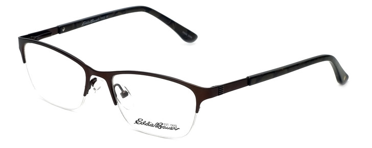 Eddie-Bauer Designer Eyeglasses EB8602 in Satin-Brown 51mm :: Progressive