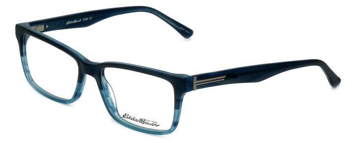 Eddie-Bauer Designer Reading Glasses EB8395 in Matte-Sapphire-Fade 55mm