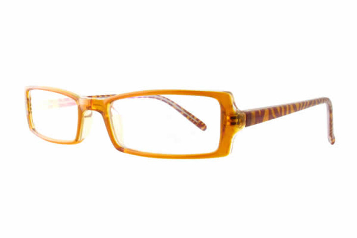 Moda Vision Fashion Eyeglasses T8010 in Amber