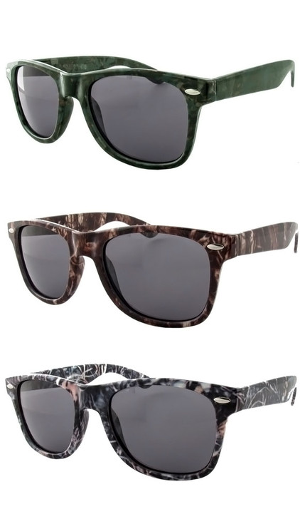 Economy Polarized Wilderness Retro Sunglasses