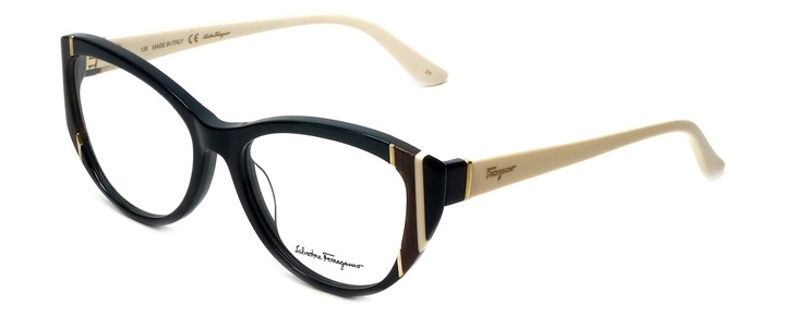 Salvatore Ferragamo Designer Eyeglasses SF2683-001 in Black 53mm :: Rx Bi-Focal