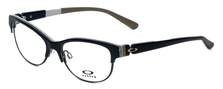 Oakley Designer Eyeglasses Throwback OX1108-0352 in Black 52mm :: Rx Single Vision