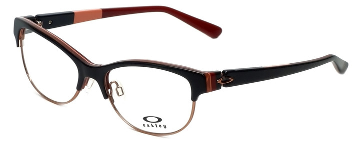 Oakley Designer Eyeglasses Throwback OX1108-0552 in Dark Brown 52mm :: Rx Single Vision