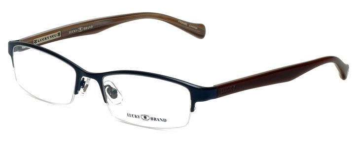 Lucky Brand Designer Eyeglasses Fleetwood in Navy 53mm :: Rx Single Vision