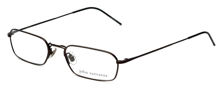 John Varvatos Designer Eyeglasses V126 in Brown 52mm :: Custom Left & Right Lens