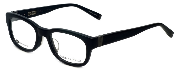John Varvatos Designer Eyeglasses V337AF in Black 50mm :: Custom Left & Right Lens