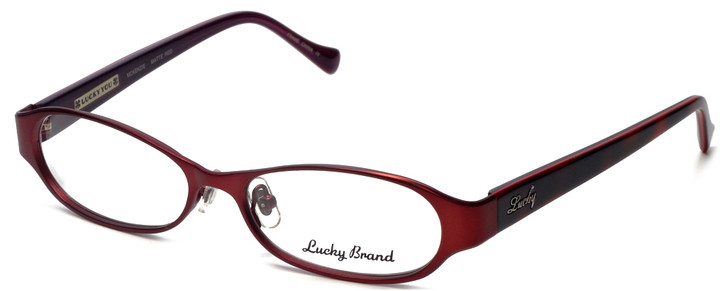 Lucky Brand Designer Eyeglasses Mckenzie in Matte Red 52mm :: Rx Single Vision