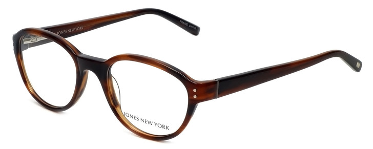 Jones New York Designer Reading Glasses J752 Brown Tortoise Havana Marble 49mm