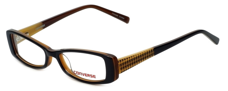 Converse Designer Eyeglasses Let's Go in Brown 46mm :: Custom Left & Right Lens